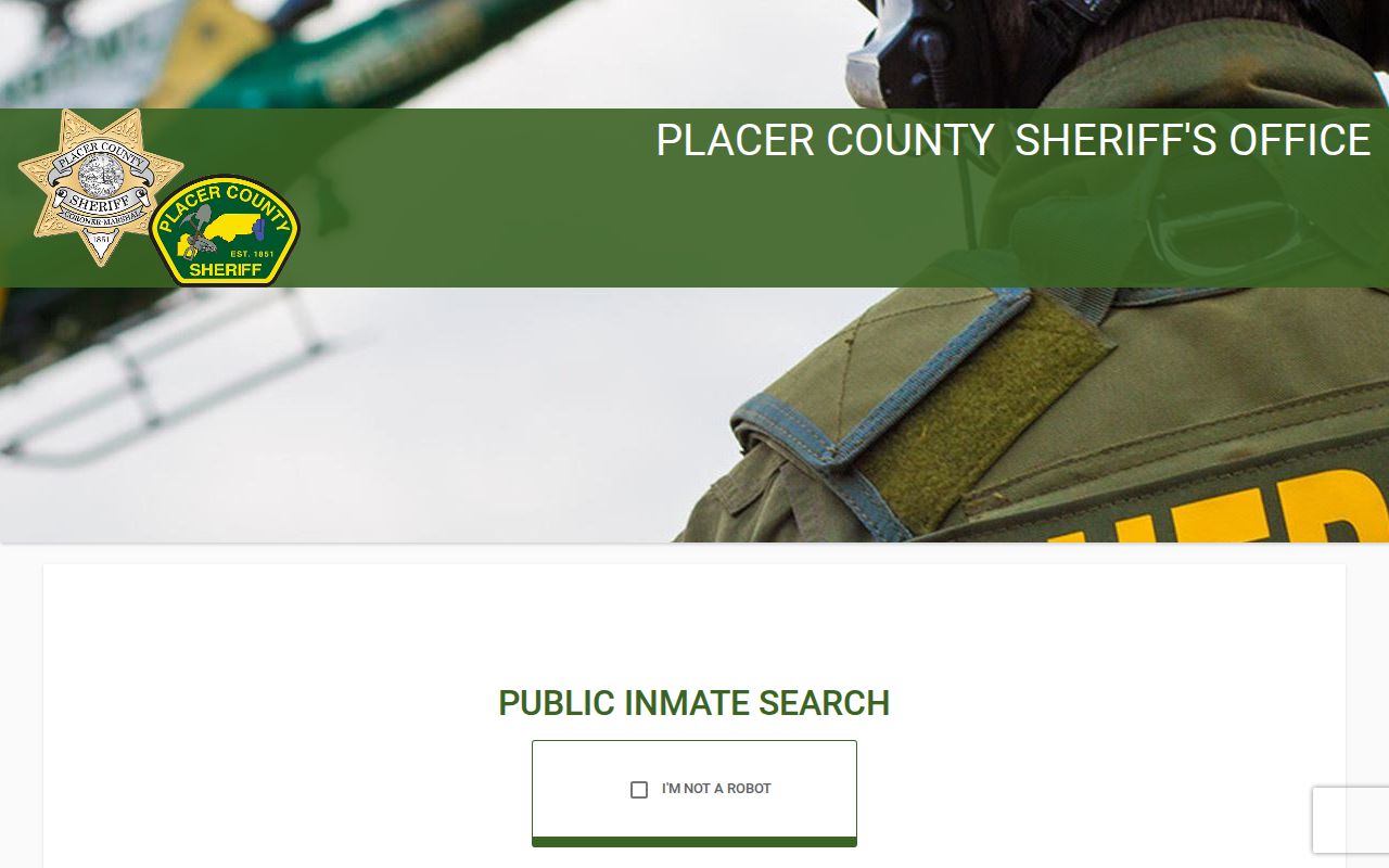 Roseville neighbors Placer Who's in Custody public safety search